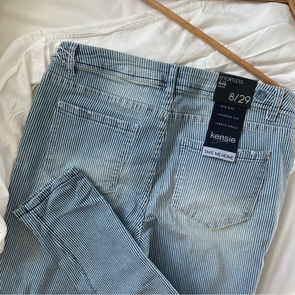 Kenzie Mid Rise Striped Jean - Picture 2 of 6